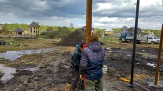 Заказать монтаж винтовых свай в Нижнеудинск - цена под ключ с доставкой от 1841 шт